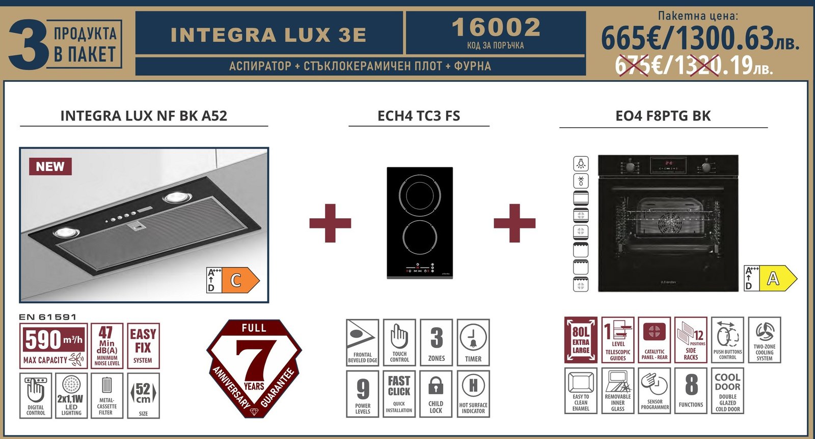 Paket-Integra-LUX-3E-EUROLUX Промо комплект за кухня Integra Lux 3E - Eurolux