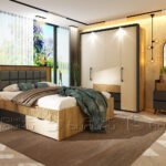 Спален комплект Кинг за високо вдигнат матрак